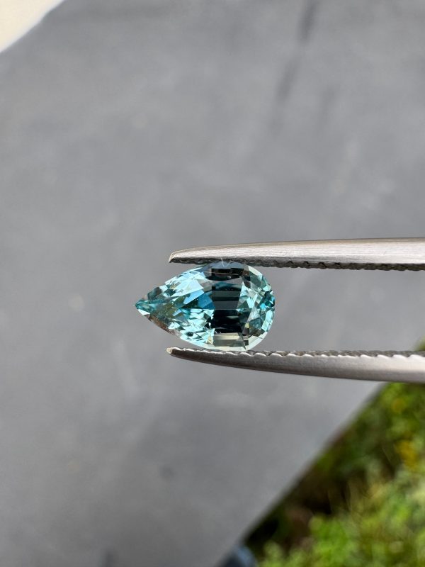 Aigue-Marine Poire de 0,90ct - vue principale