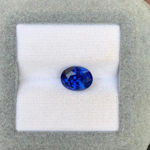 Saphir Bleu Ovale de 3,10ct — Sri Lanka