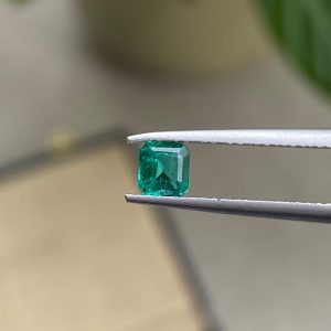 Emeraude de Zambie Rectangle de 0,38ct - vue principale