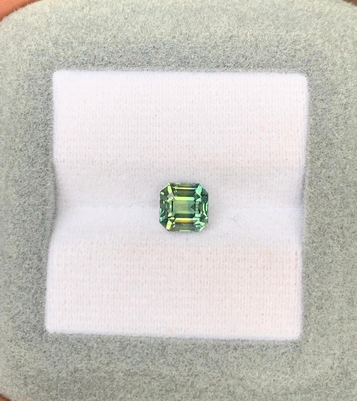 Saphir Bicolore Carré de 1,55ct - vue principale
