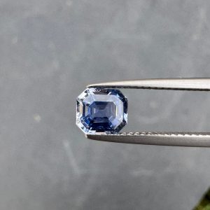 Saphir Bleu Rectangle de 1,64ct - vue principale