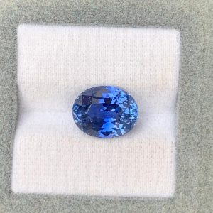 Saphir Bleu Ovale de 6,80ct - vue principale