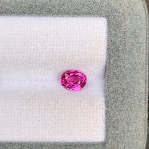 Saphir Rose Ovale de 1,15ct - vue principale