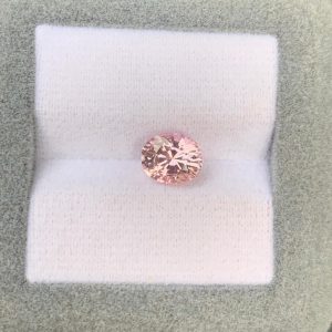 Saphir Rose Ovale de 2ct - vue principale