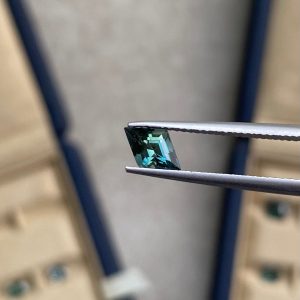 Saphir Teal Fantaisie de 0,86ct - vue principale