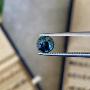 Saphir Teal Rond de 1,61ct - vue principale