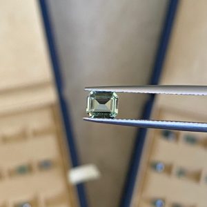 Saphir Teal Rectangle de 0,70ct - vue principale