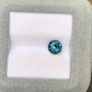 Saphir Teal Rond de 2,08ct - vue principale