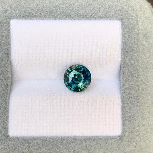 Saphir Teal Rond de 2,56ct - vue principale