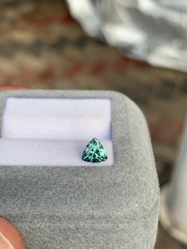 Saphir Teal Fantaisie de 1,15ct - vue 2