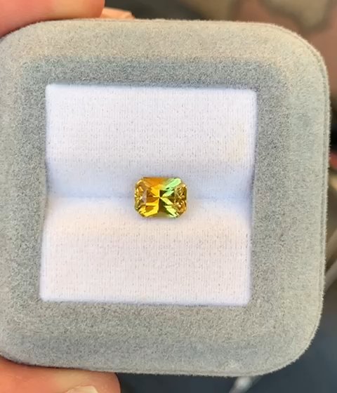 Saphir Bicolore Radiant de 1,99ct